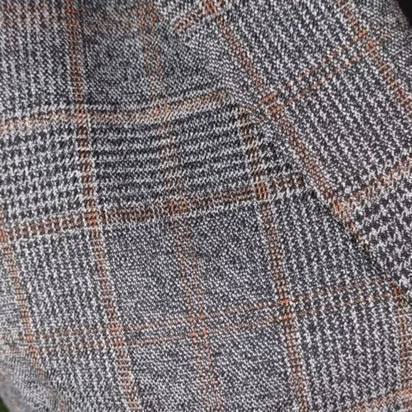 XXI Black and Grey with Thin Orange Striping Fitted Blazer Sz S‎ - Picture 8 of 11